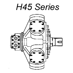 IAM H45 Series Radial Piston Hydraulic Motors
